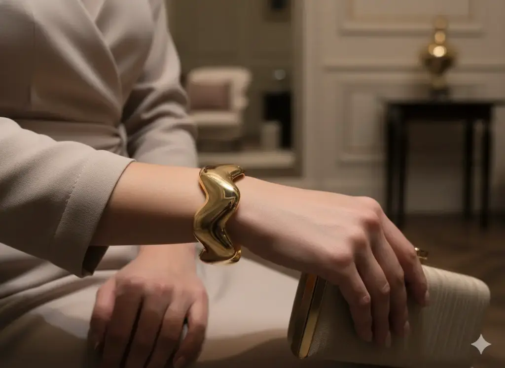 [PBG-002] Golden Wave Cuff