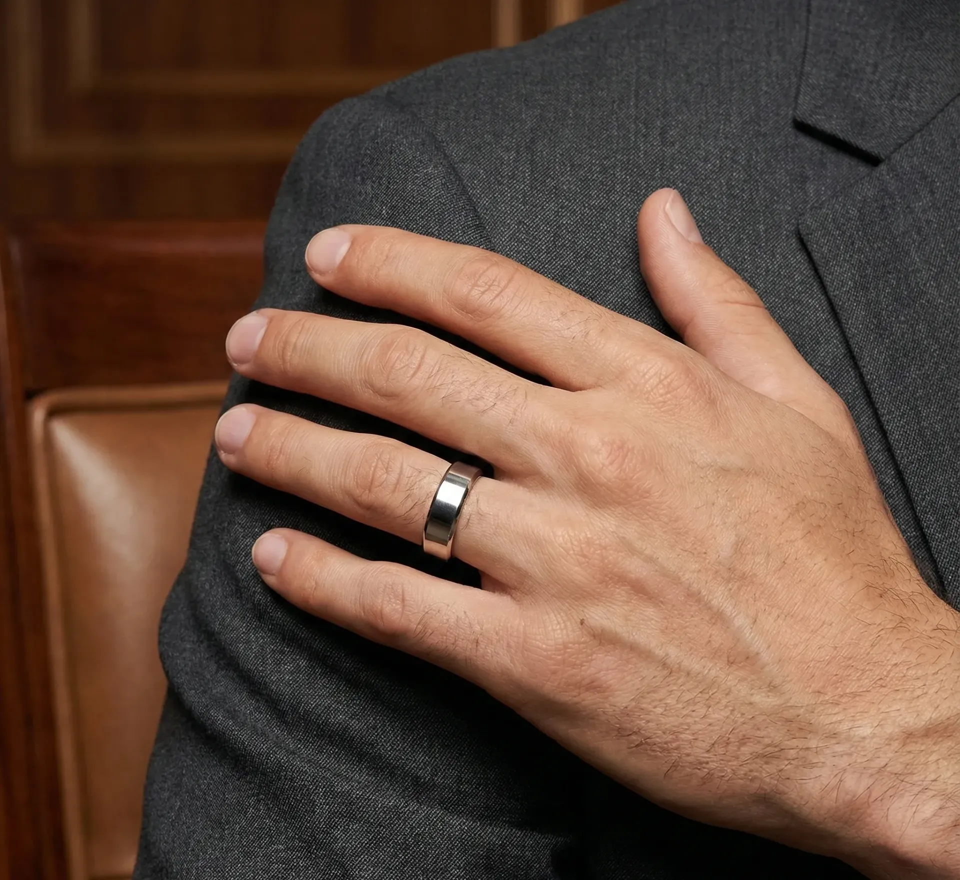 The Silver Titan Ring