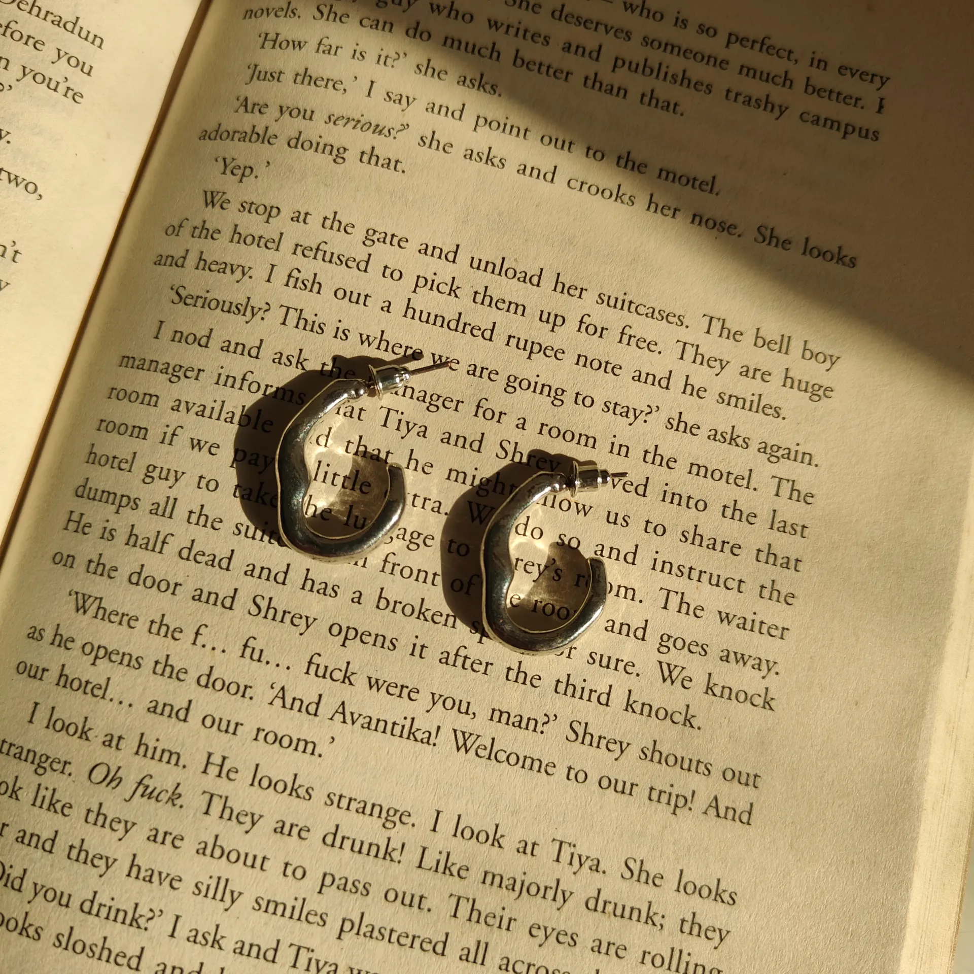 Silver Melt Hoops