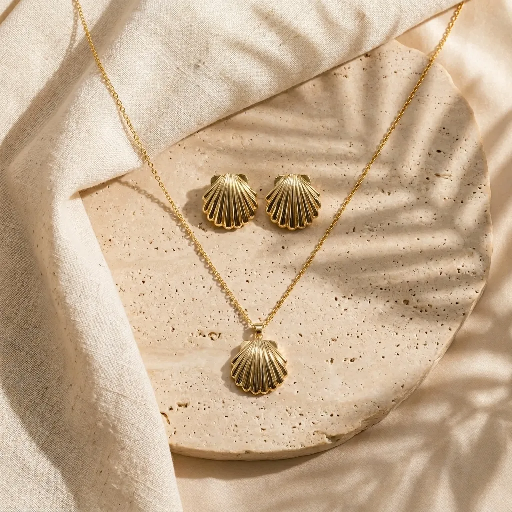 Golden Seashell Set