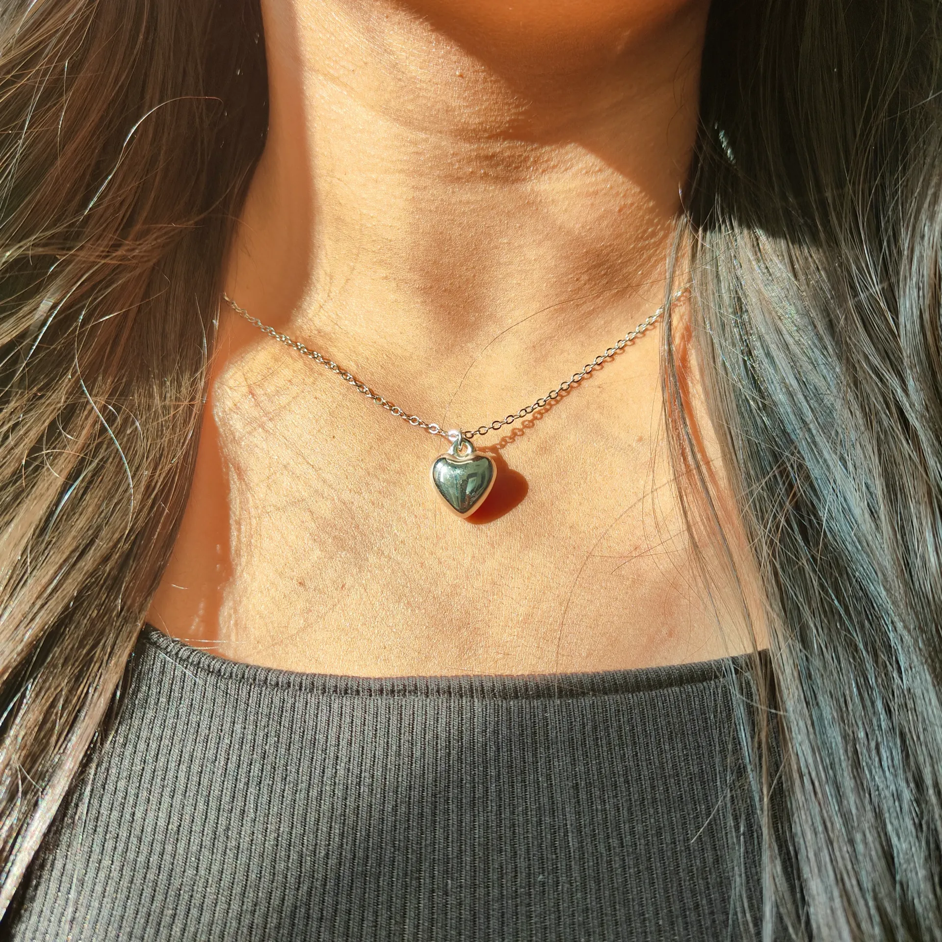 Classic Silver Heart Pendant