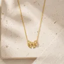 Dainty Bow Necklace