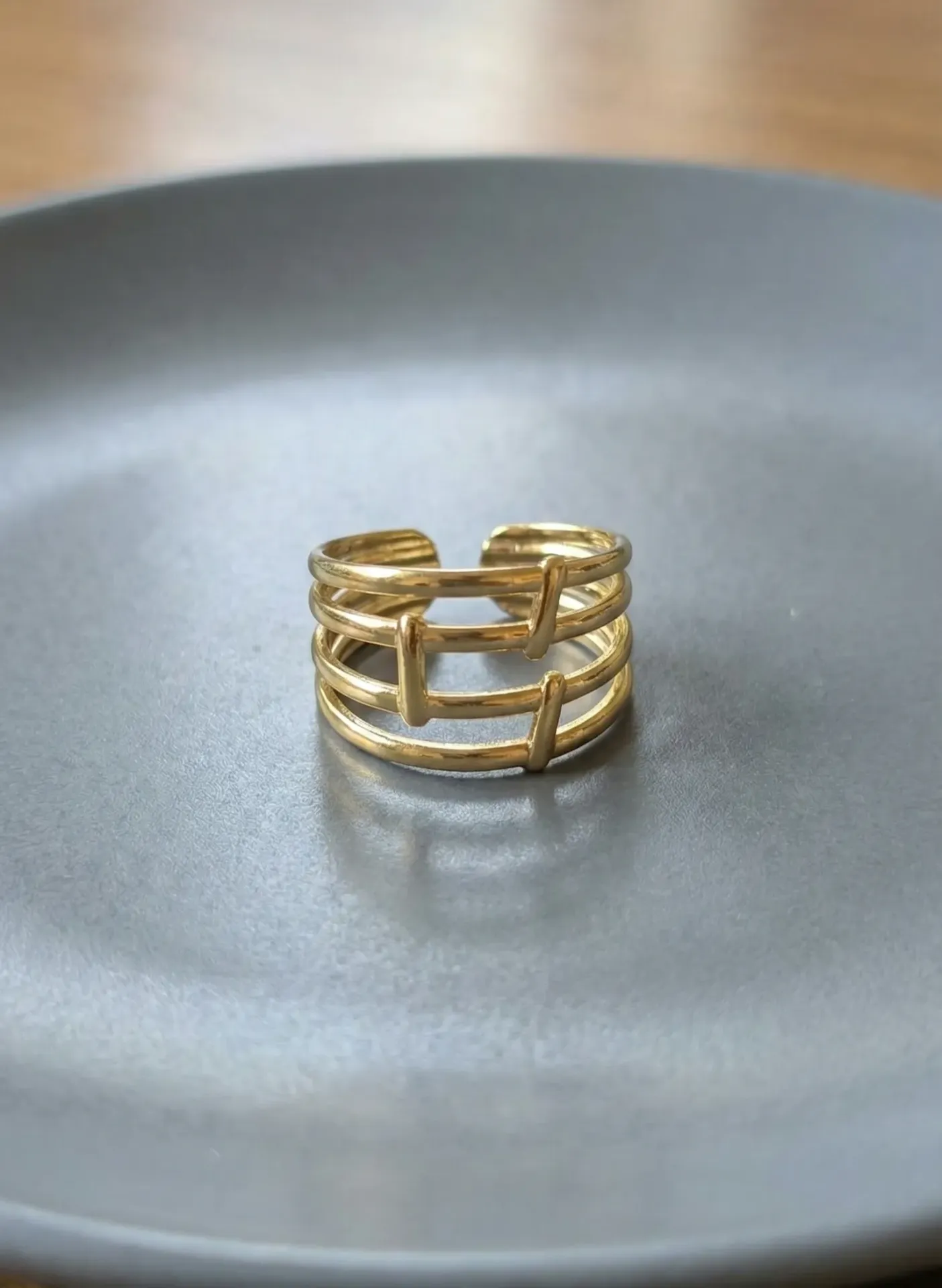 [PRG006] The Luxe Horizon Line Ring