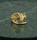 The Polished Branch & Leaf Cuff