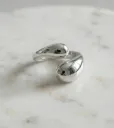 The Liquid Silver Orbit Ring