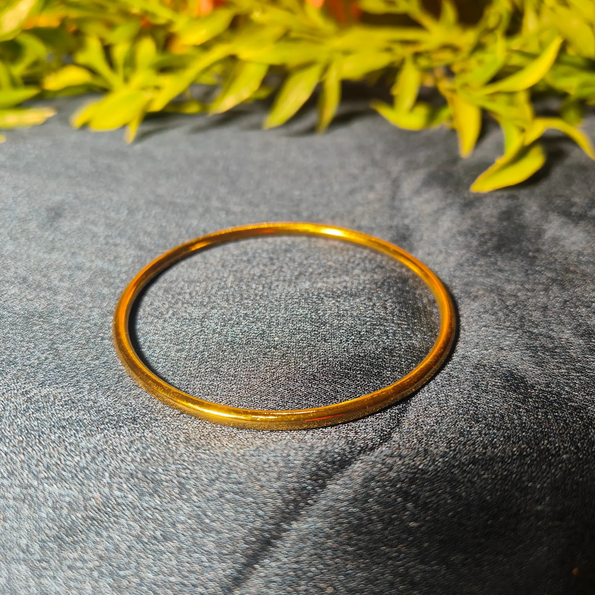 [PBG036] Golden High-Polished Bangle