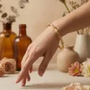 Golden Bamboo Bangle