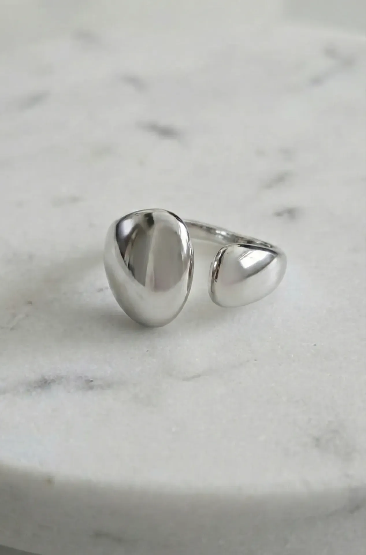 [PRG045] The Polished Knot Cuff Ring