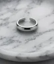 The Silver Orbit Dome Ring