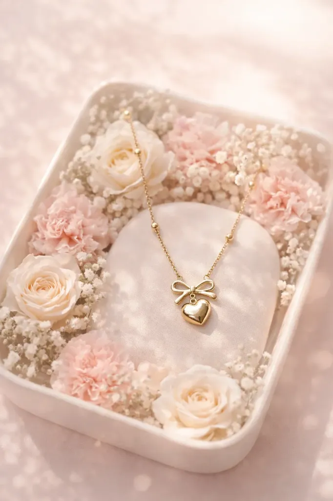 [PNG040] Bella Ribbon Pendant
