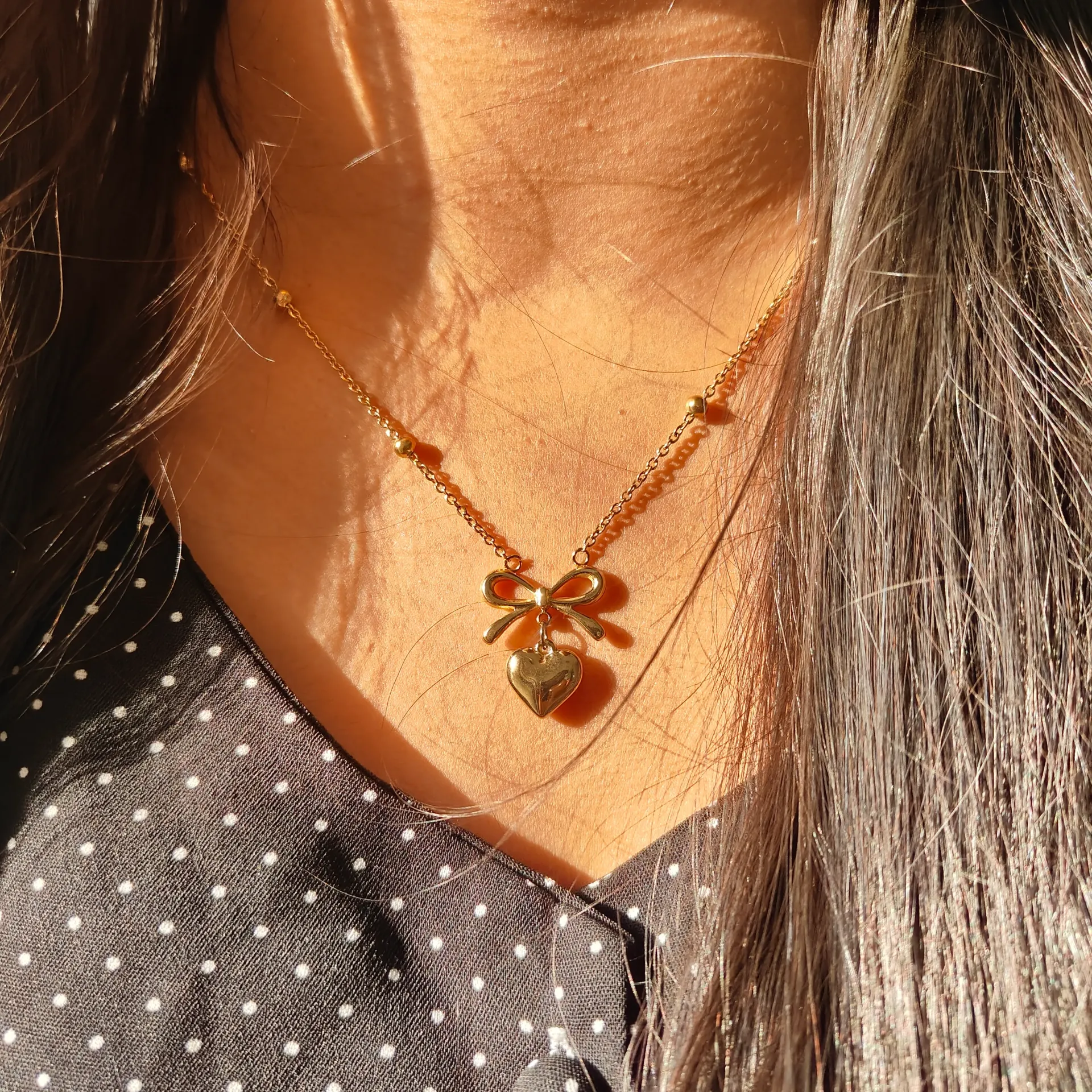 [PNG040] Bella Ribbon Pendant