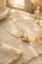 Gilded Love Medallion