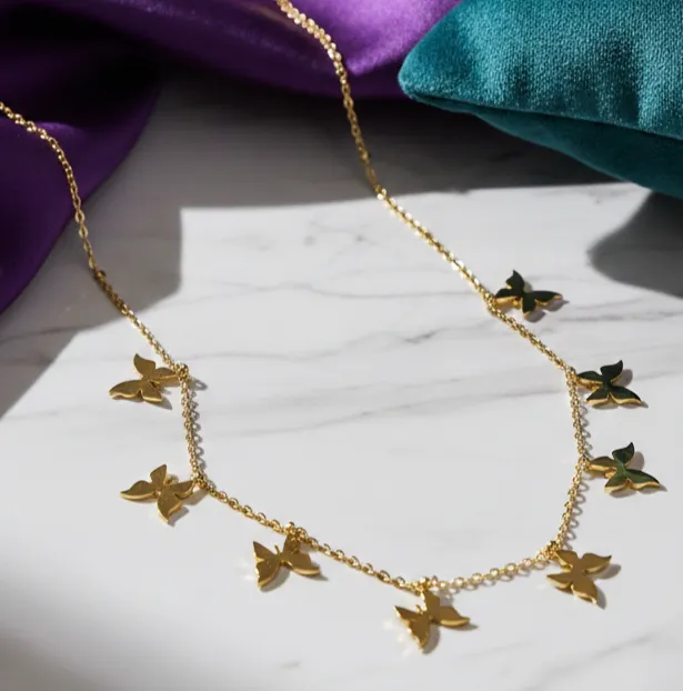 [PNG054] Mariposa Meadow Necklace