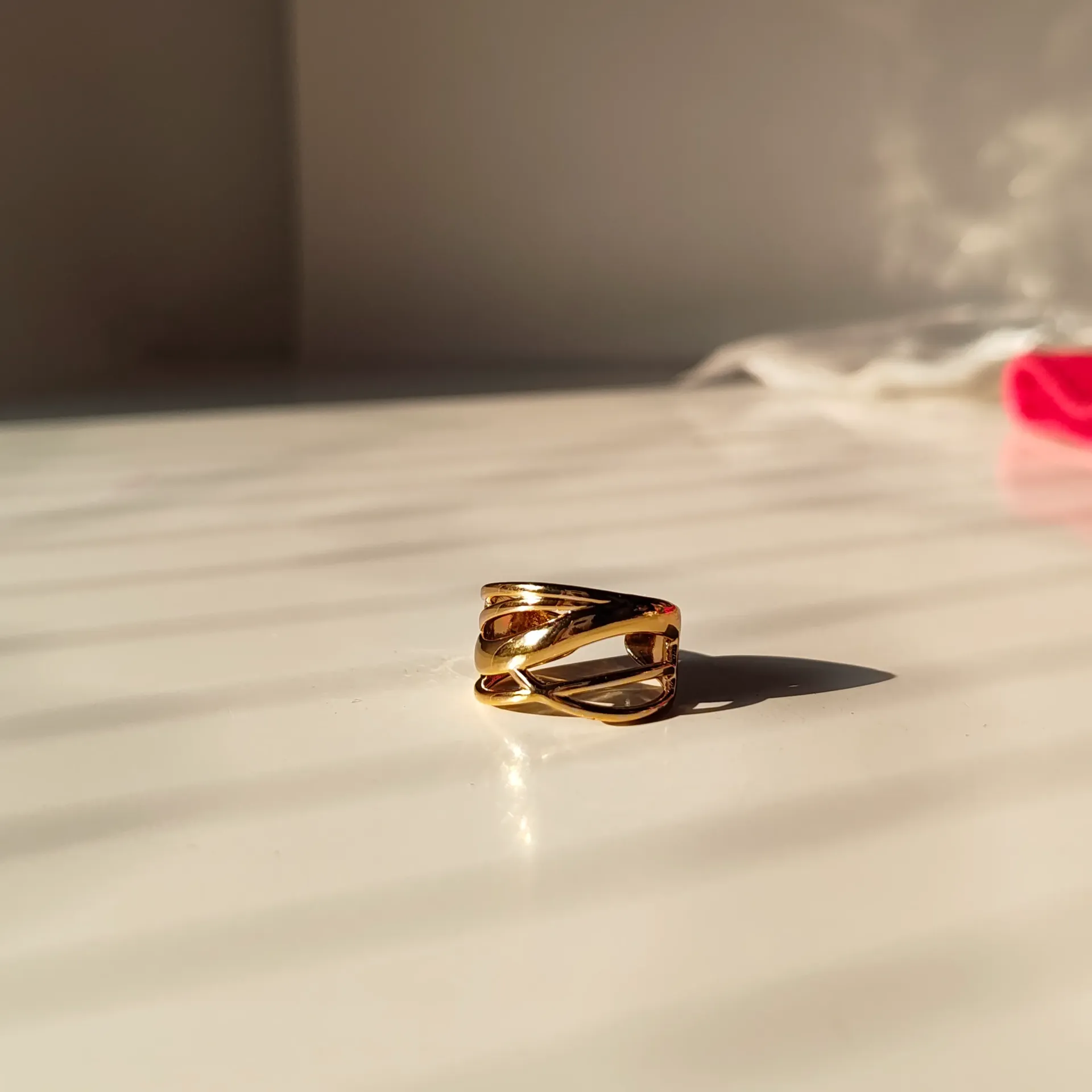 Entwined Multi-Band Statement Ring