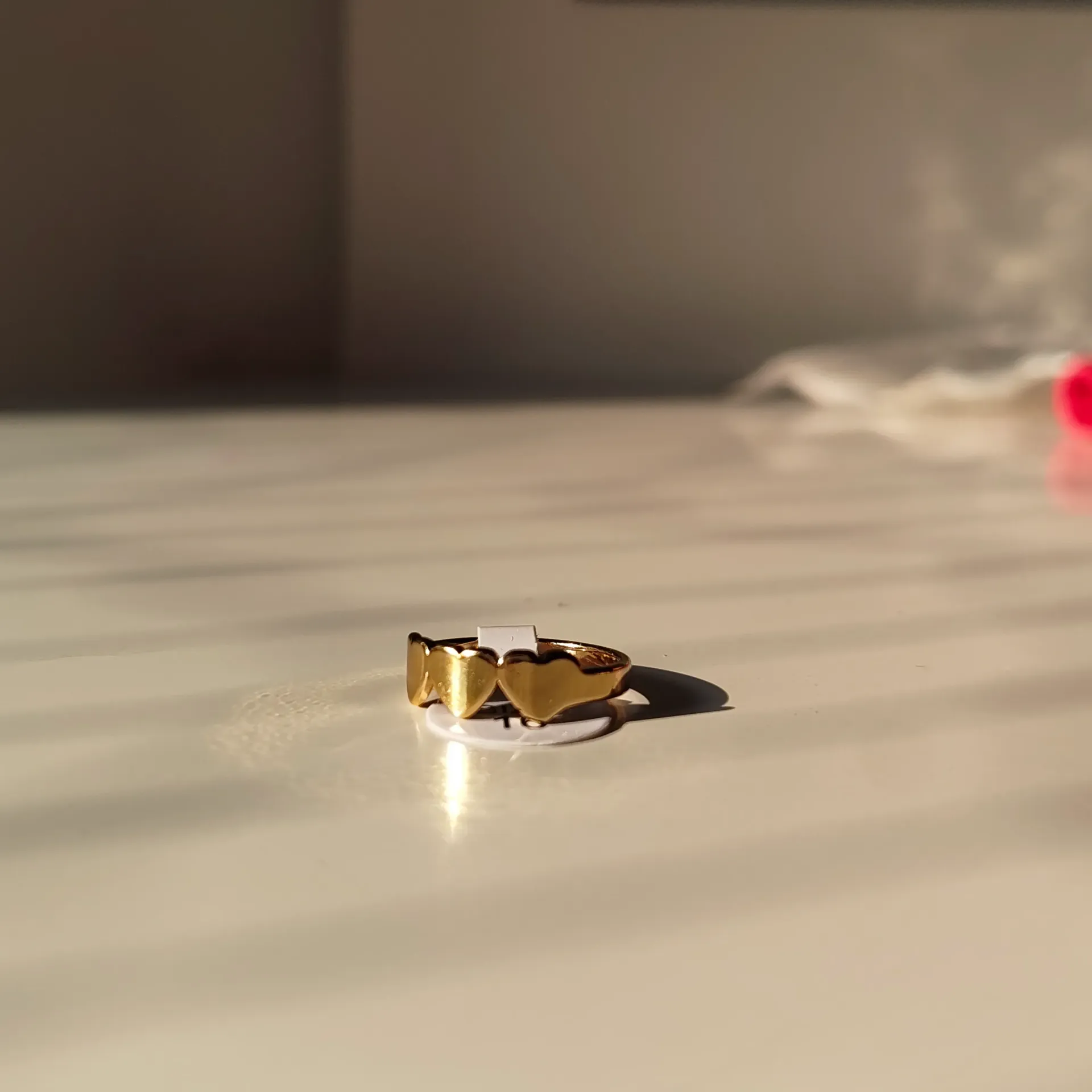 Triple Heart Band Ring