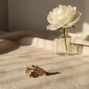 Golden Laurel Wrap Ring