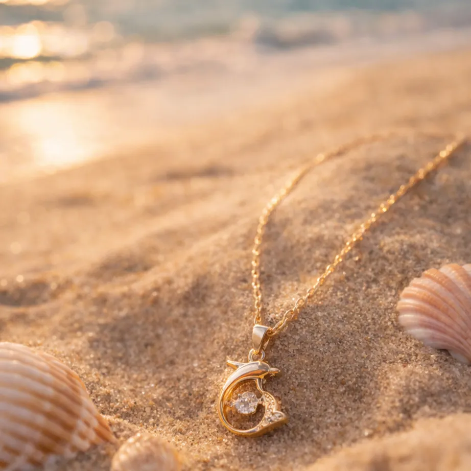 [PNG071] The Dolphin Dance Pendant