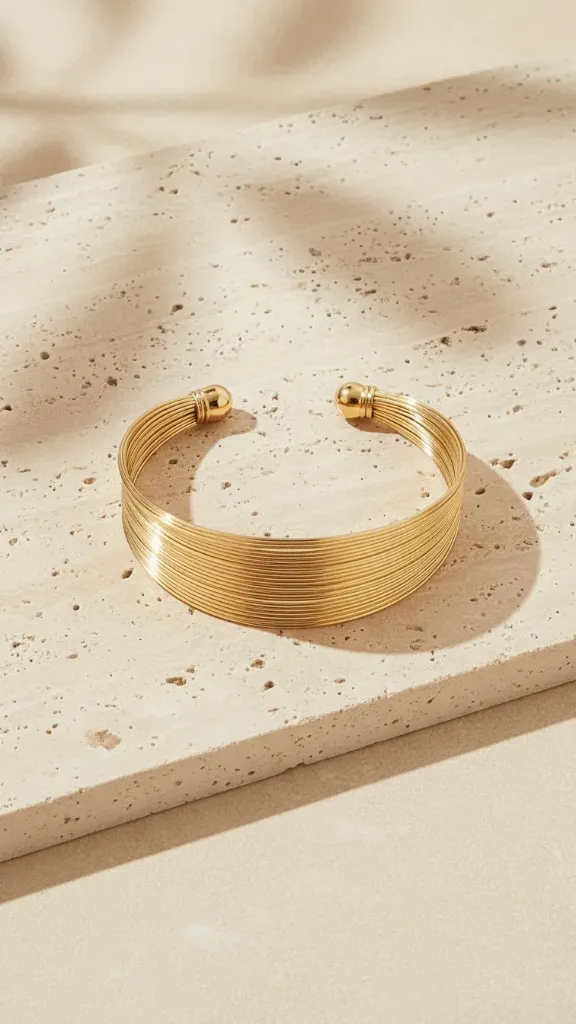 [PBG050] The Luxe Parallel Wire Cuff