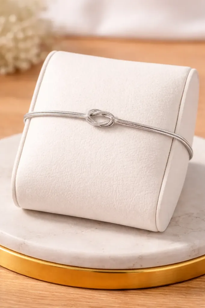 [PBG054] The Luxe Unity Knot Bracelet(Silver)
