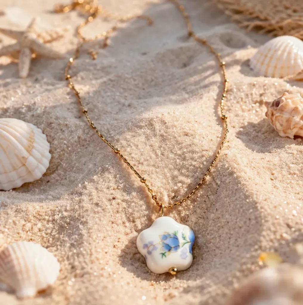 The Azure Bloom Pendant