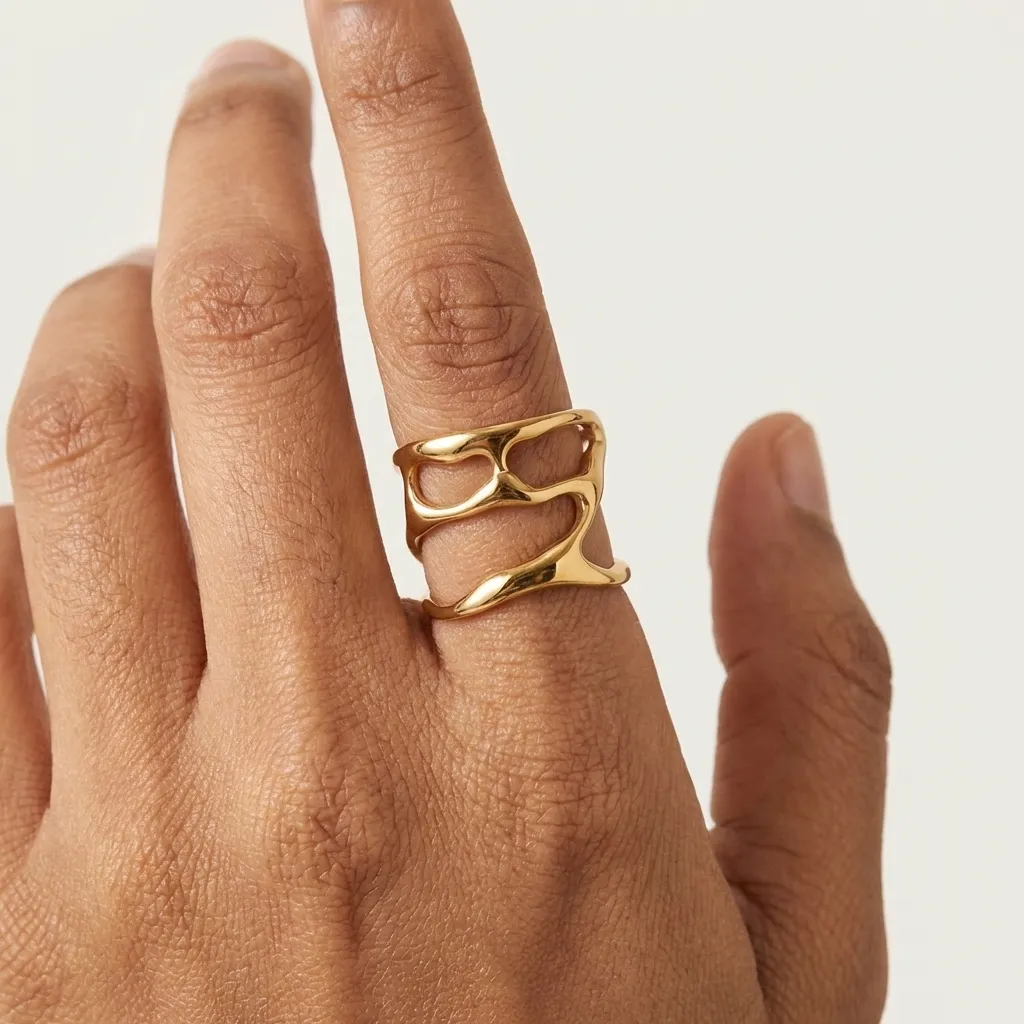The Aurelia Abstract Ring