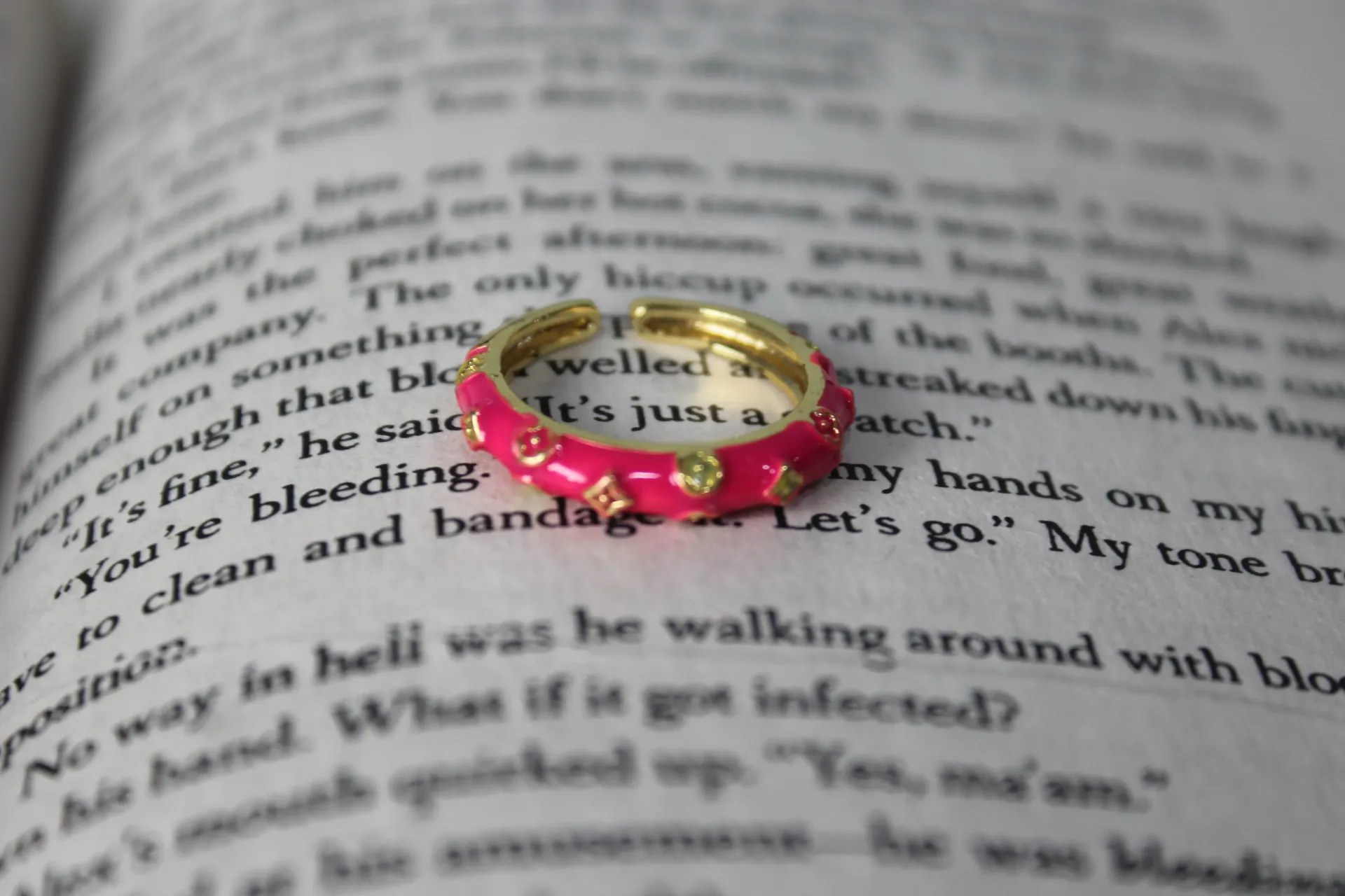 The Royal Neon Mosaic Ring