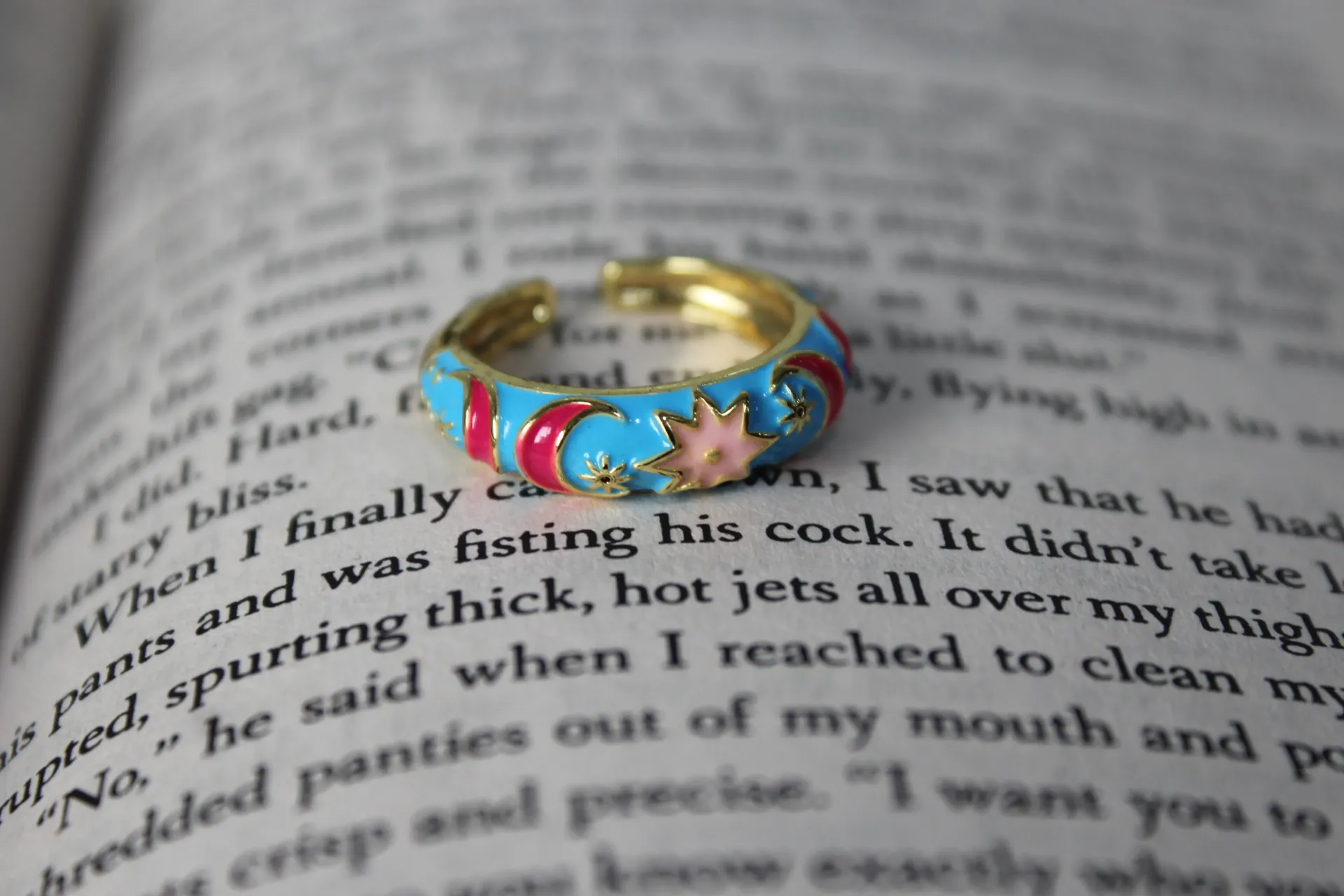 The Luxe Azure Galaxy Ring