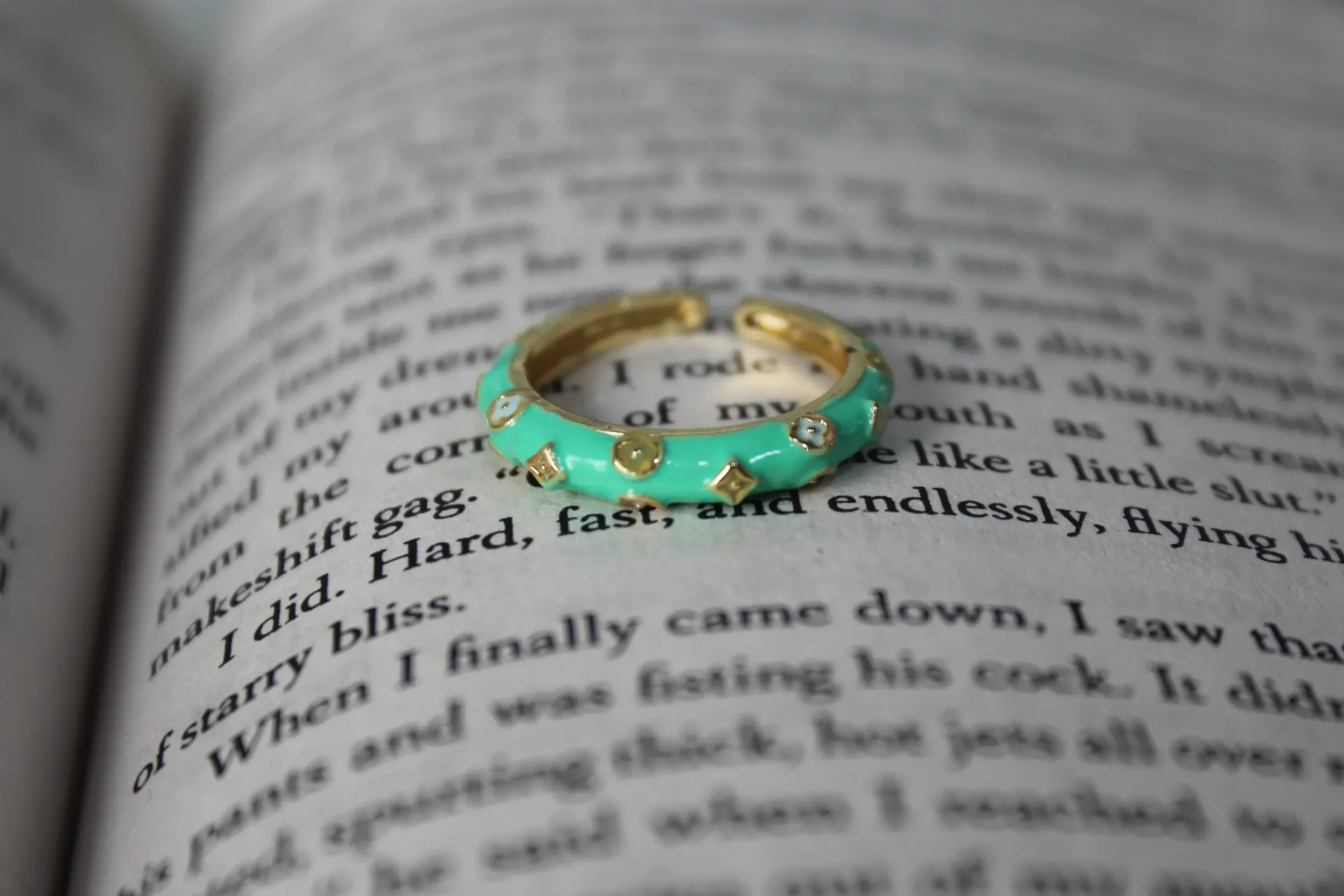 [PRG071] The Royal Garden Enamel Ring