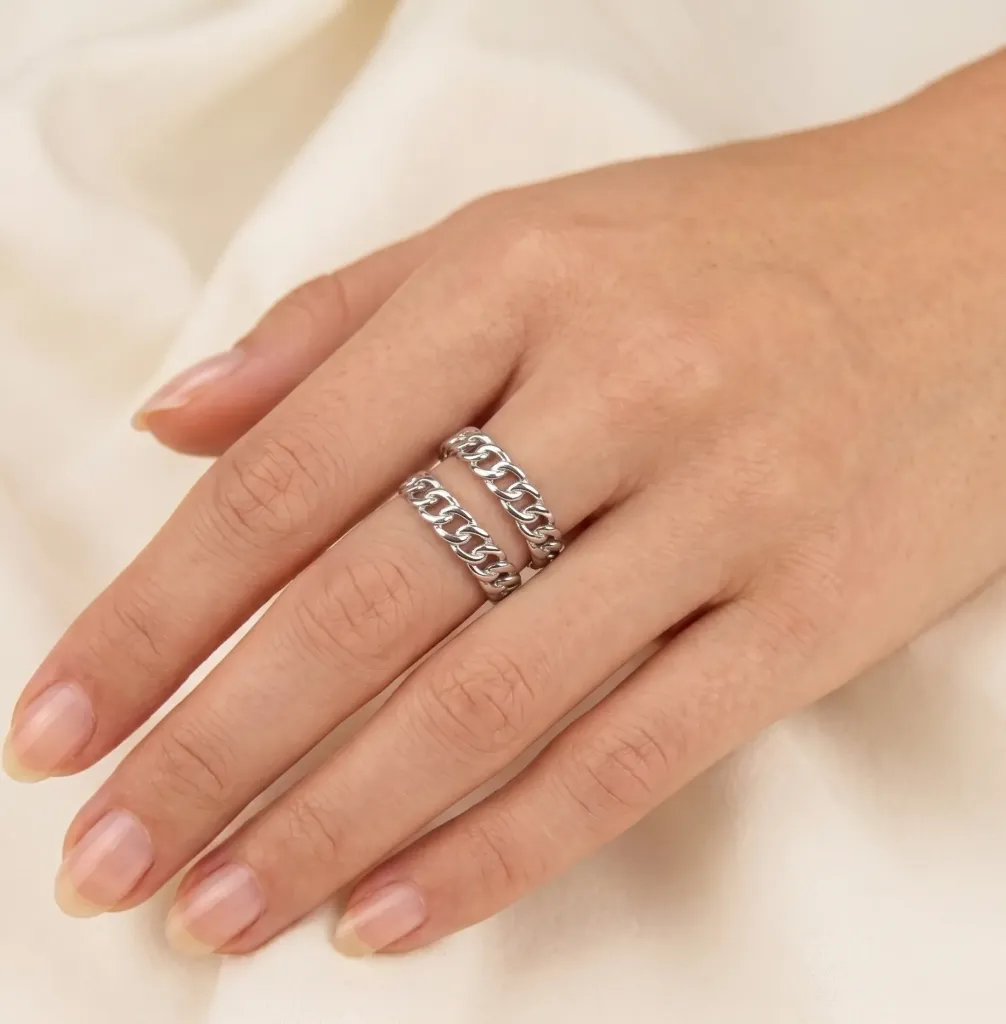 The Silver Link Bypass Ring