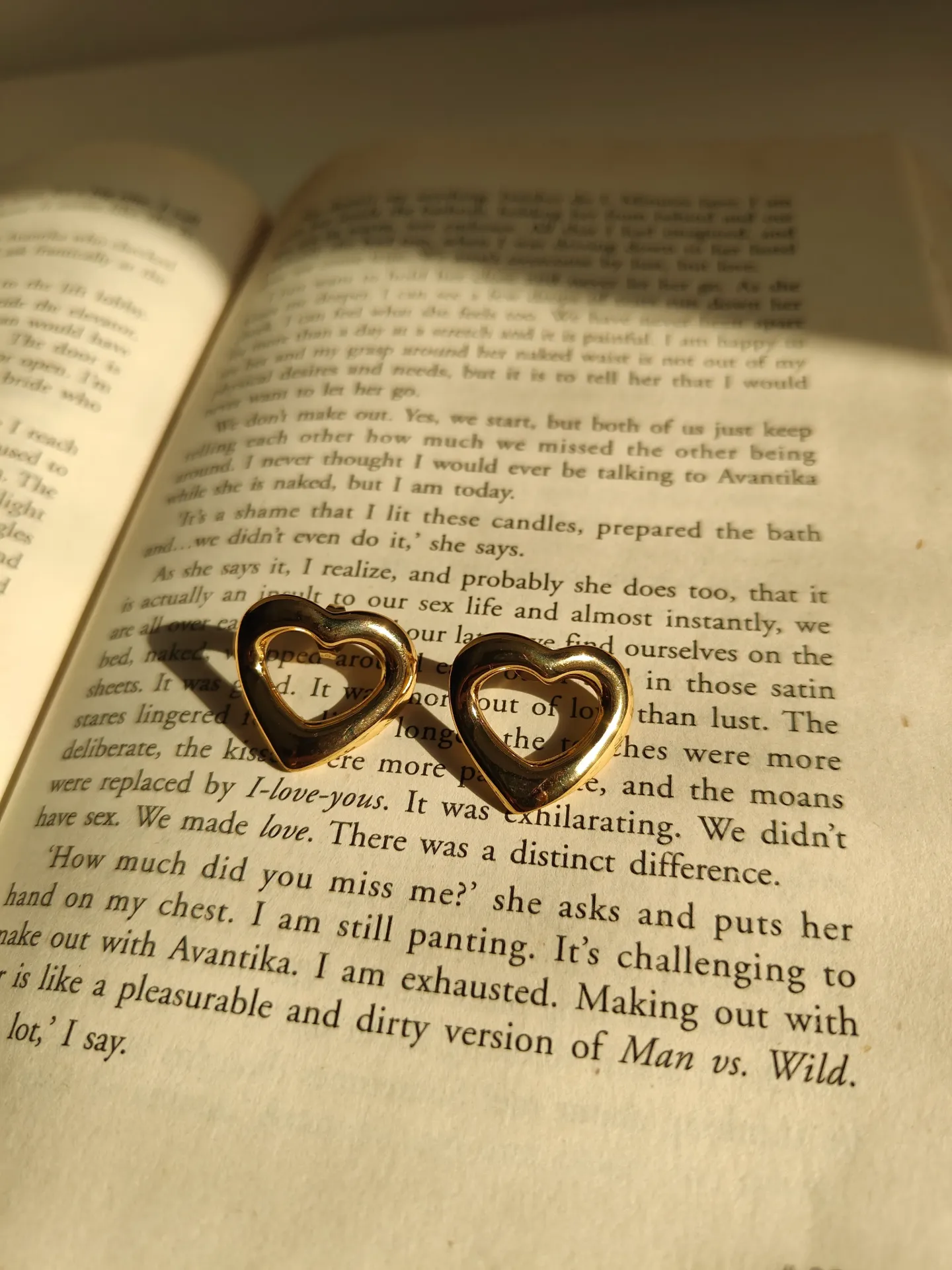 Golden Hollow Hearts