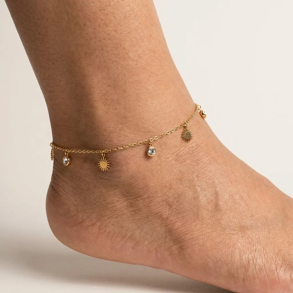 [PAG004] Solis Charm Anklet