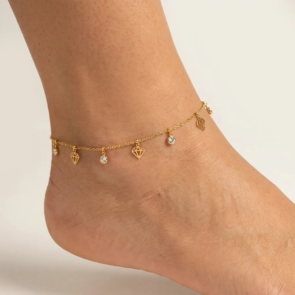 [PAG008] Prism Charm Anklet