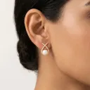 Twisted Pearl Studs