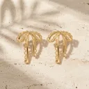 Lace Bow Studs
