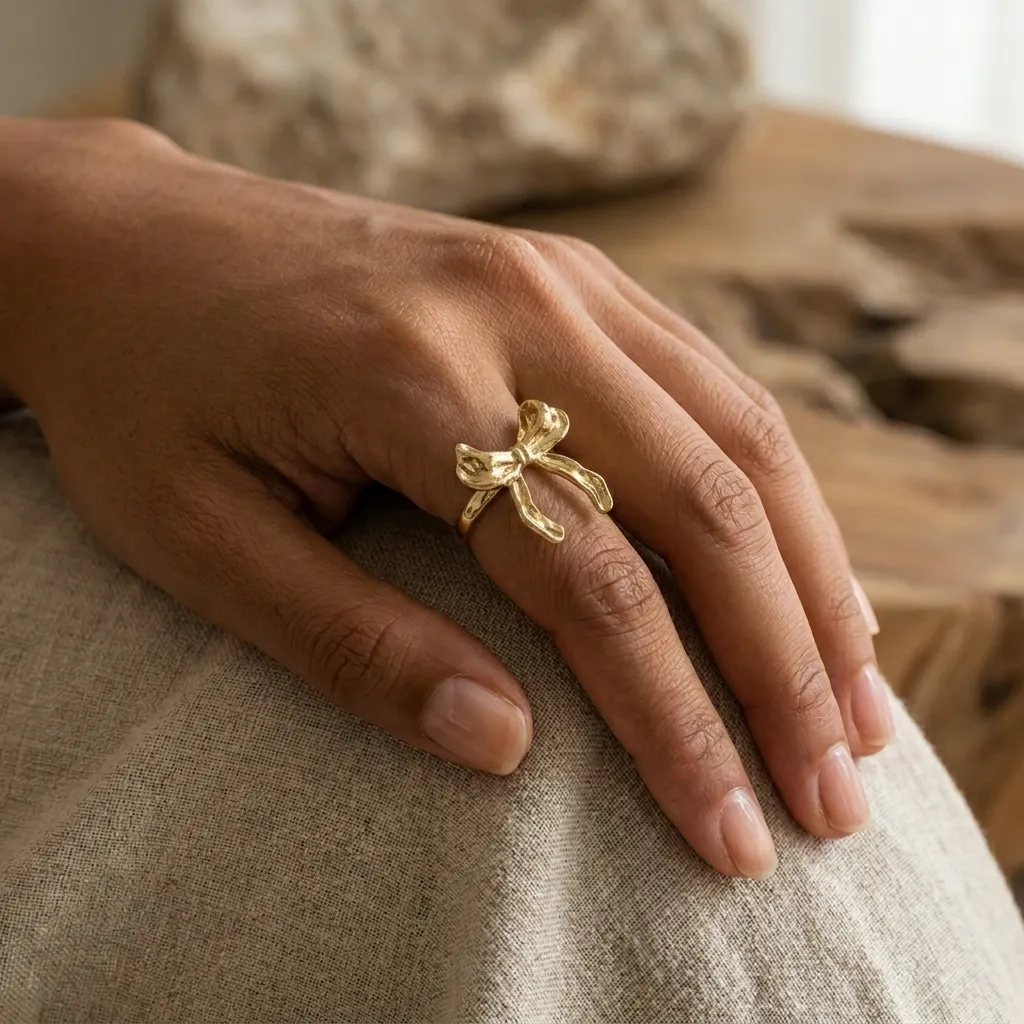 Ribbon Bow Ring
