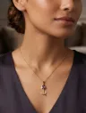 Purple Tulip Pendant