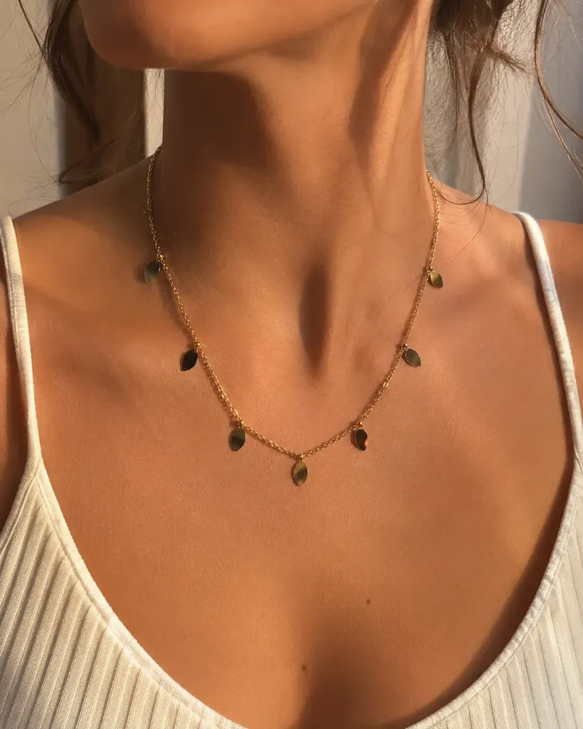 Golden Leaf Necklace