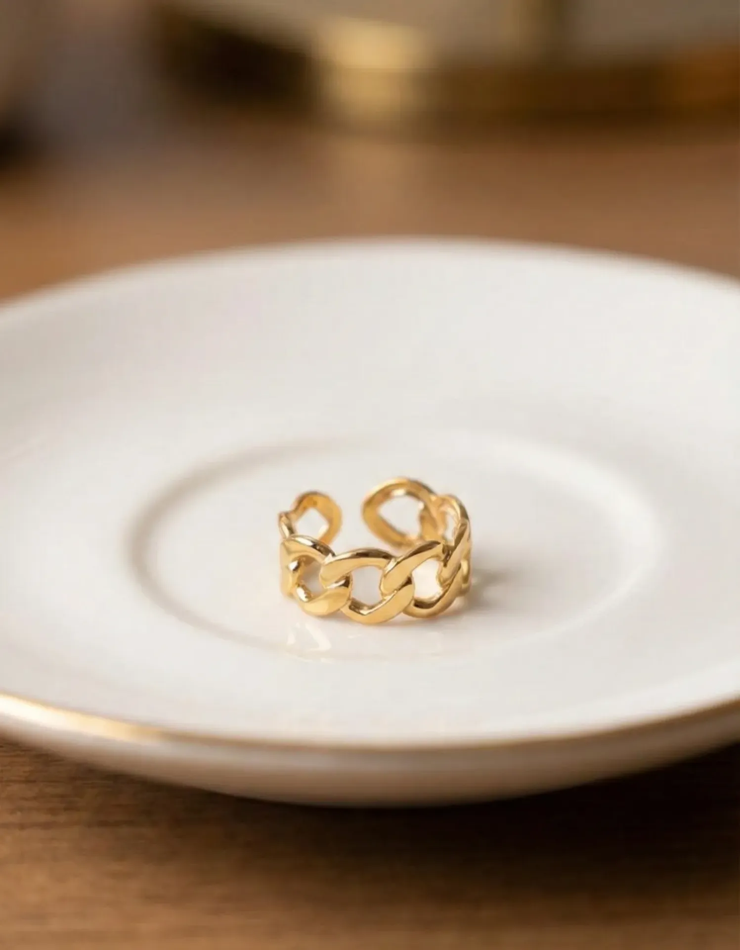 [PRG007] The Gilded Classic Curb Ring