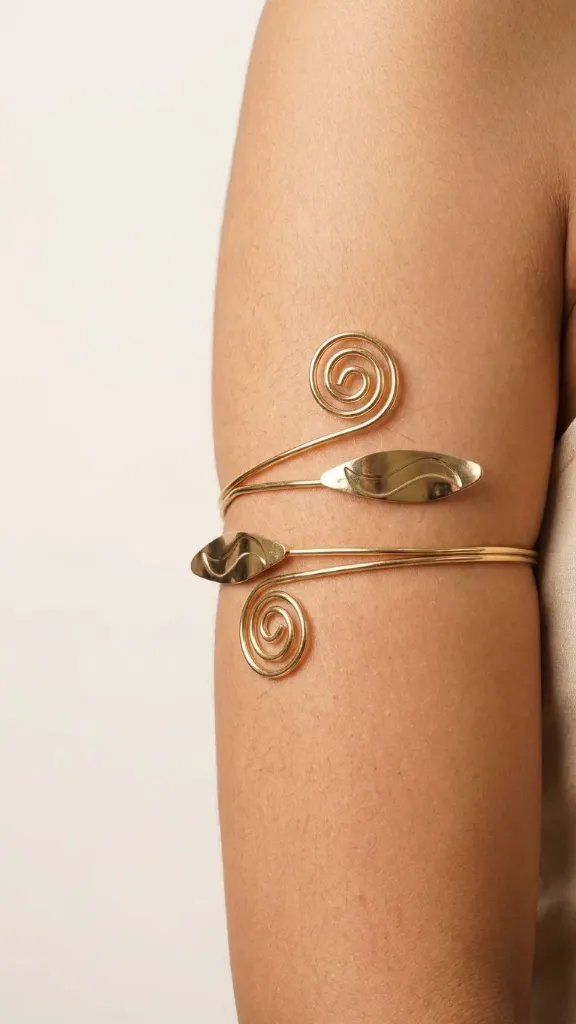 The Fern Spiral Cuff