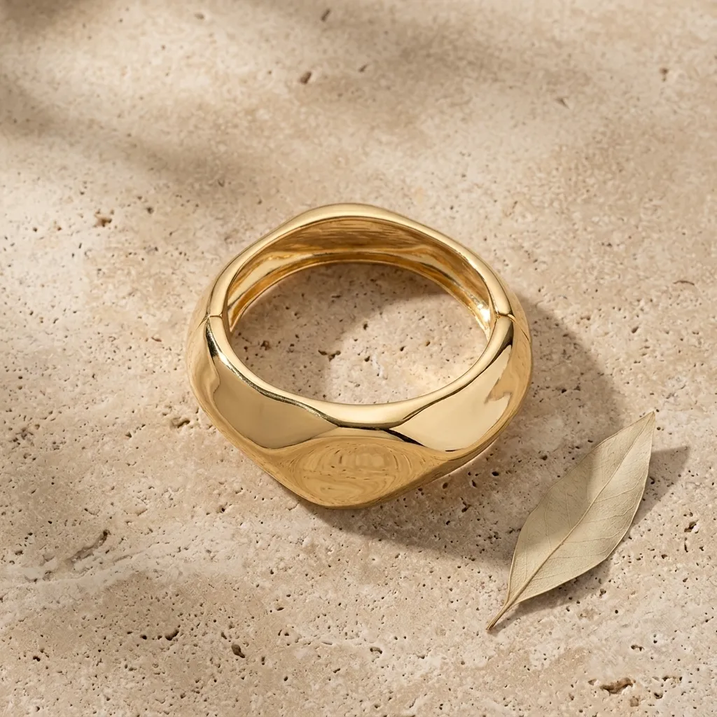 Gold Chunky Bangle