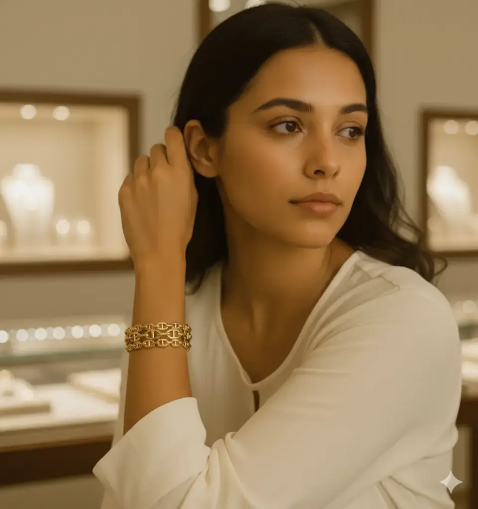 [PBG-009] The Tri-Link Opulence Cuff
