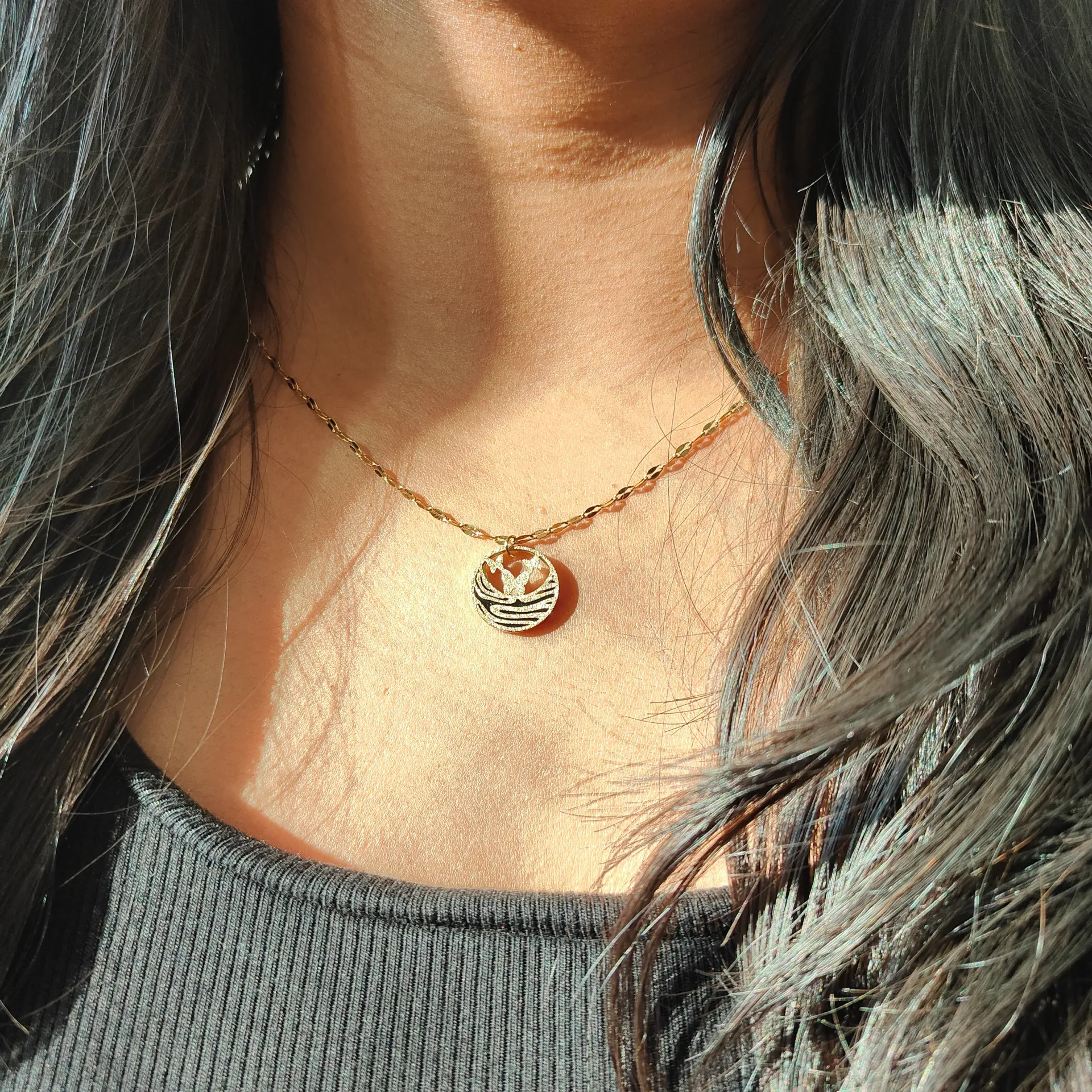 Celestial Waves & Butterfly Medallion