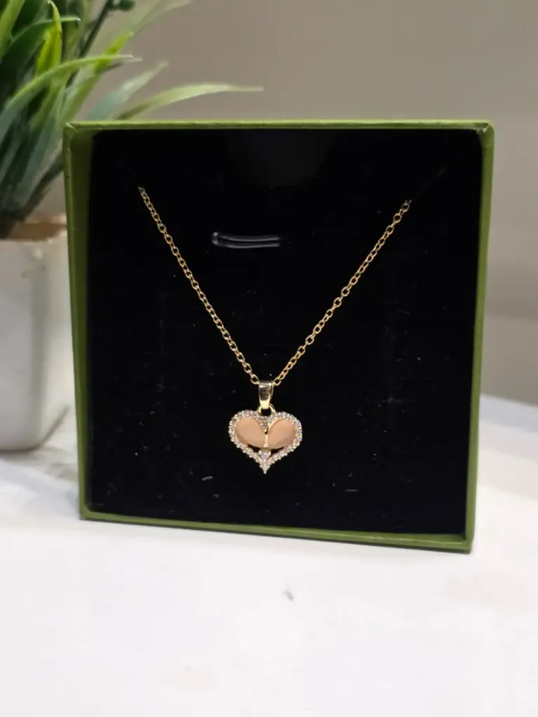 The Iridescent Pavé Heart